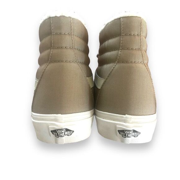 NWT Men’s Vans SK-8 Hi Cordura Sherpa Beige Size 11.5 - Picture 3 of 12